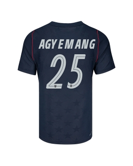 Billige Fotballdrakt Forente stater Patrick Agyemang #25 Replika Bortedrakt VM 2026 Kortermet Billige Fotballdrakt Forente stater Patrick Agyemang #25 Replika Bortedrakt VM 2026 Kortermet